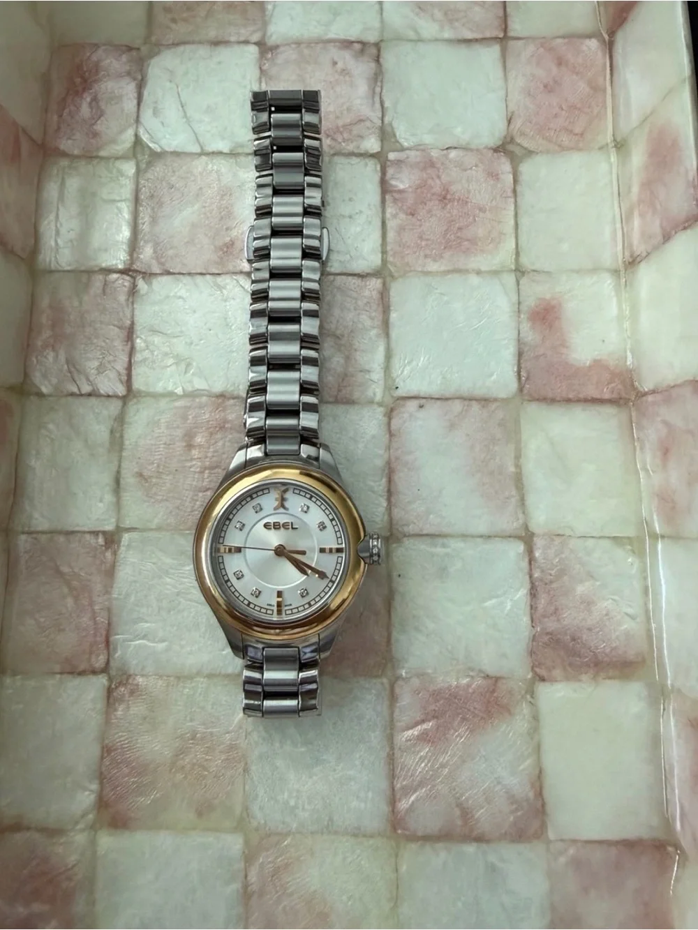 Two-Tone Stainless Steel Ladies Watch - Silver & Gold